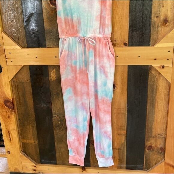 Nwot sleeveless elastic waistband jumpsuit size S - Picture 7 of 11